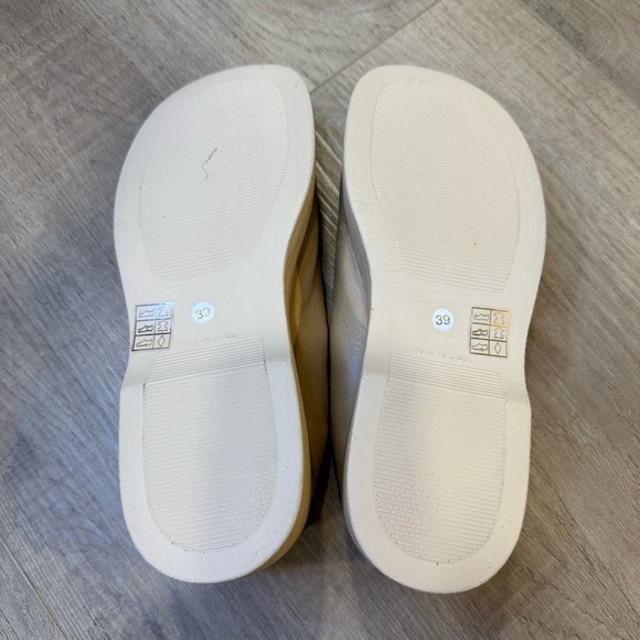 Free People Tan Platform Clog Mules - Picture 6 of 6